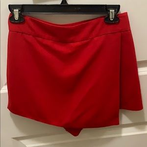 cute red shorts/ skirt